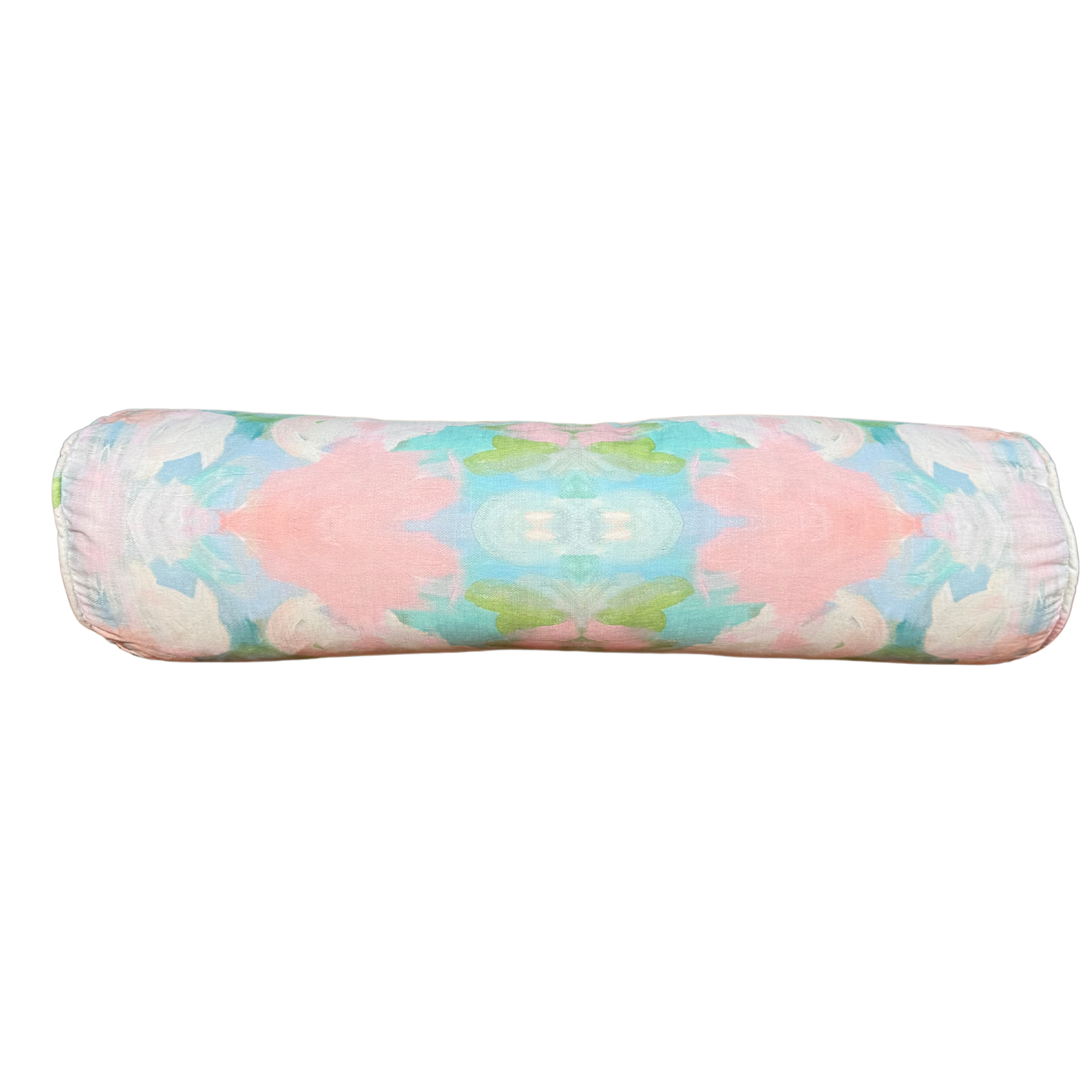 “Mint Tulip” Bolster Pillows