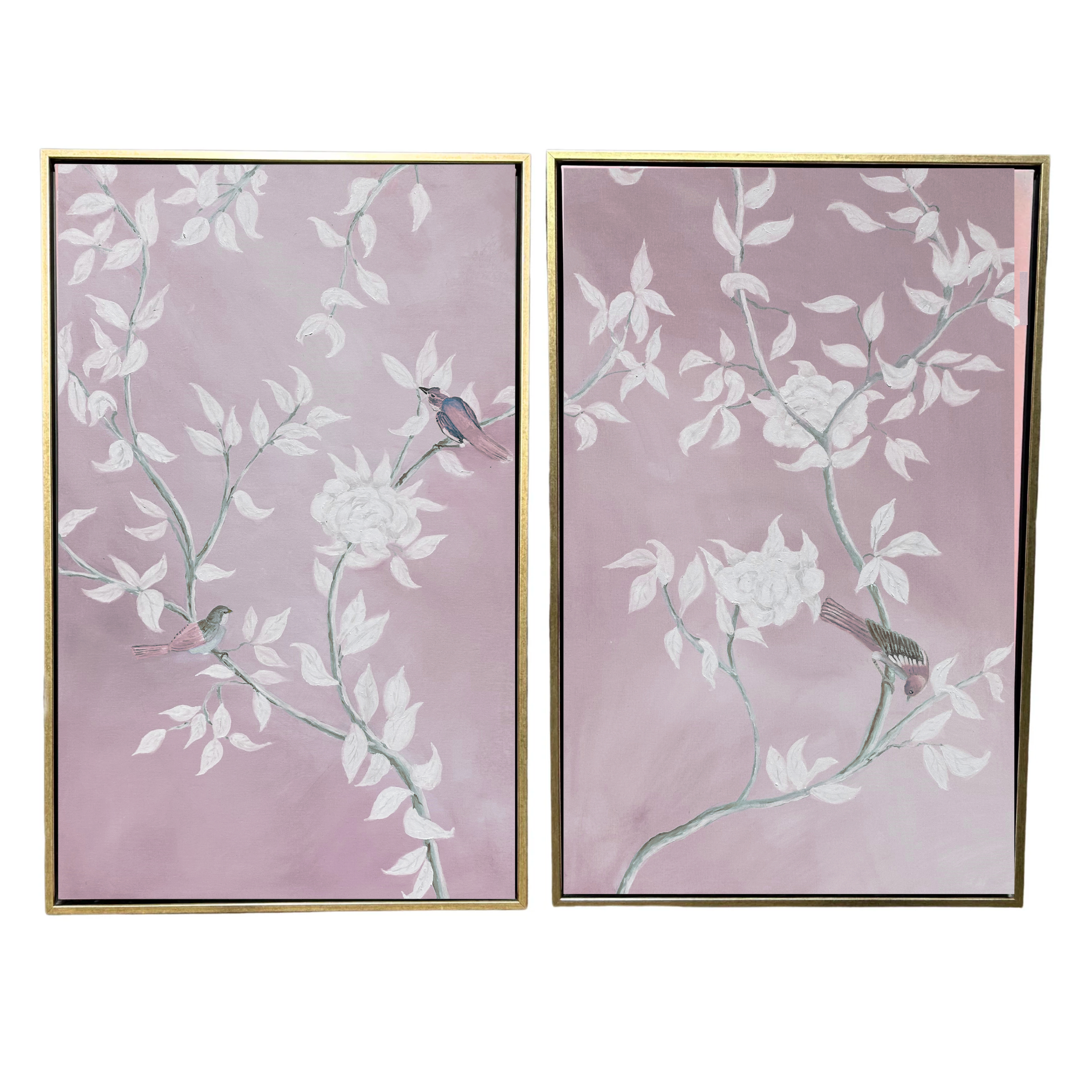 “Chinoiserie Garden in Darker Lavender