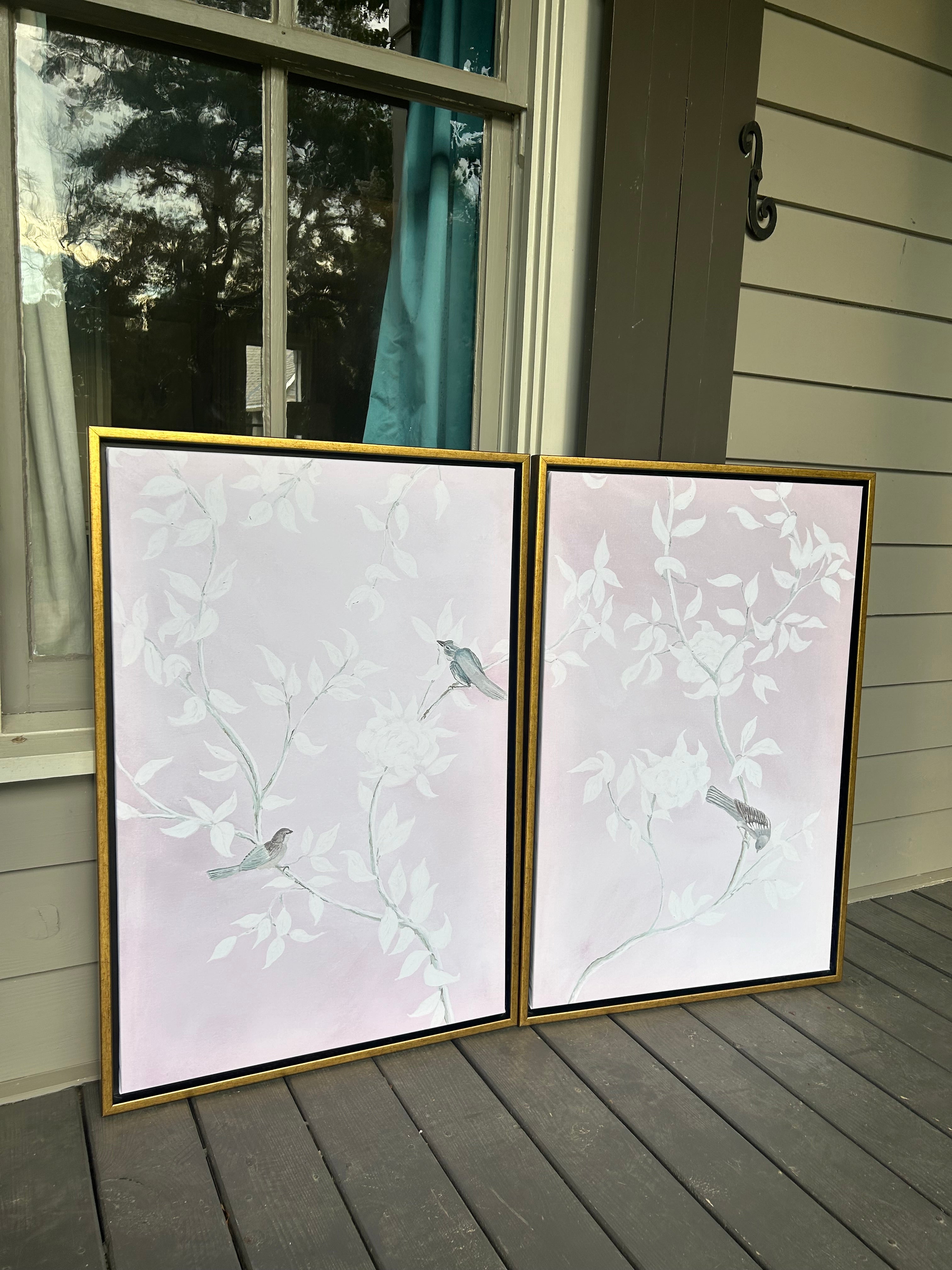 “Chinoiserie Garden in Lavender