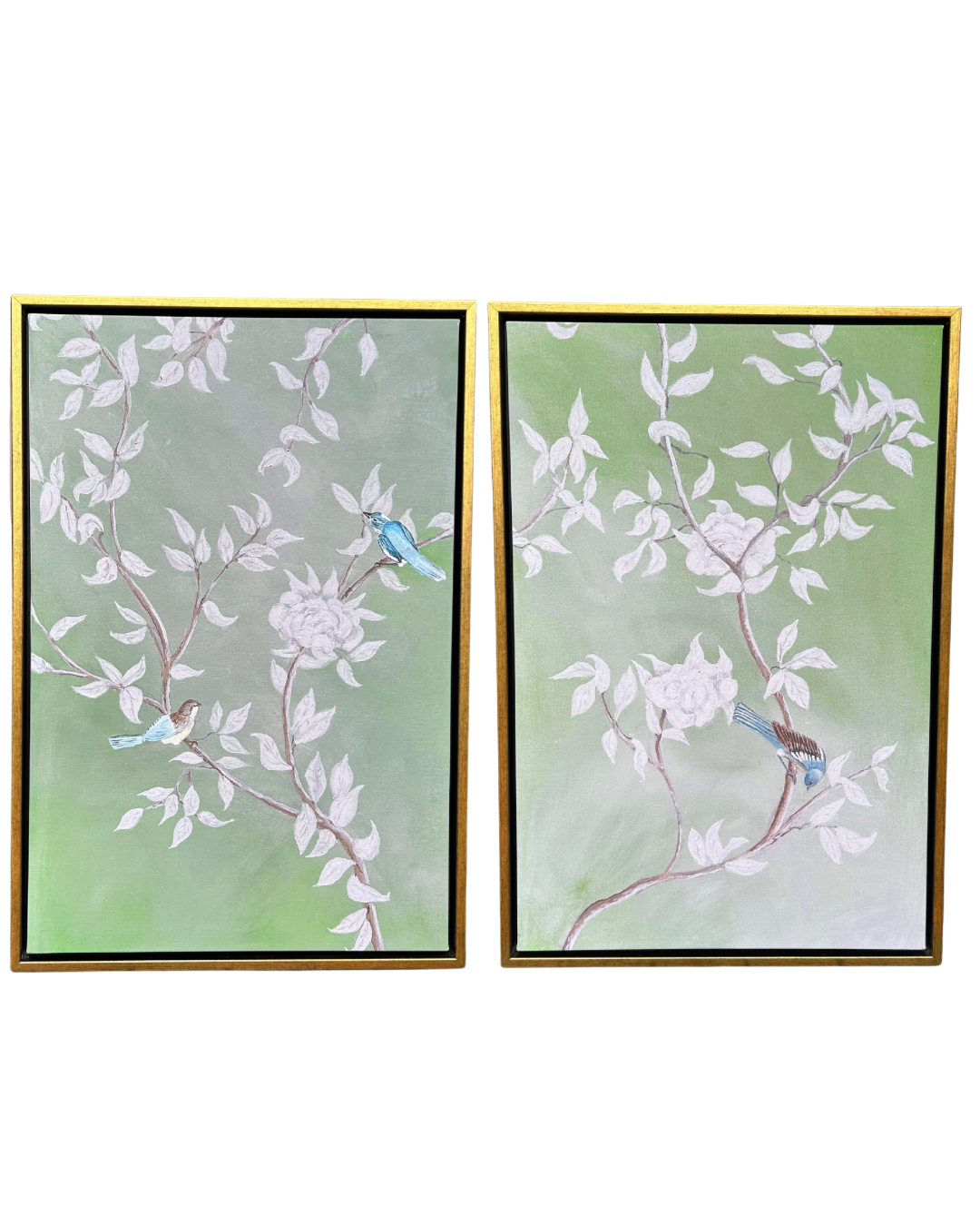 “Chinoiserie Garden in Darker Green