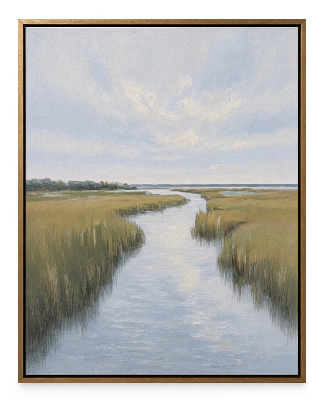 “Marsh Moments” in Blue/Brown