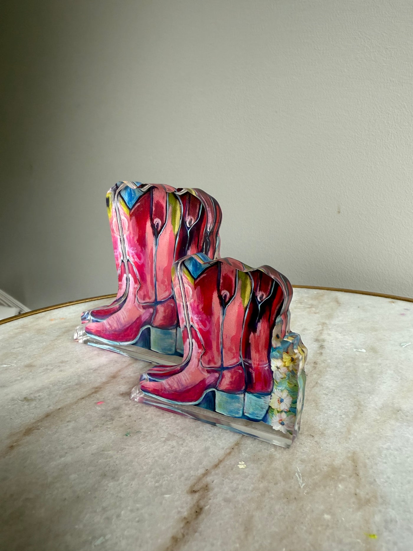 Seconds Sale “Head over Boots” Acrylic Shelfie