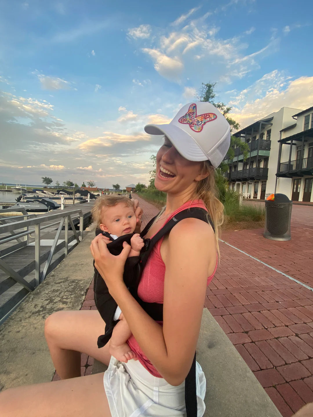 "White Butterfly" Trucker Hat