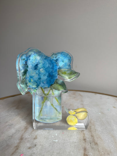 Seconds Sale “Hydrangea Lemon Love” Acrylic Shelfie