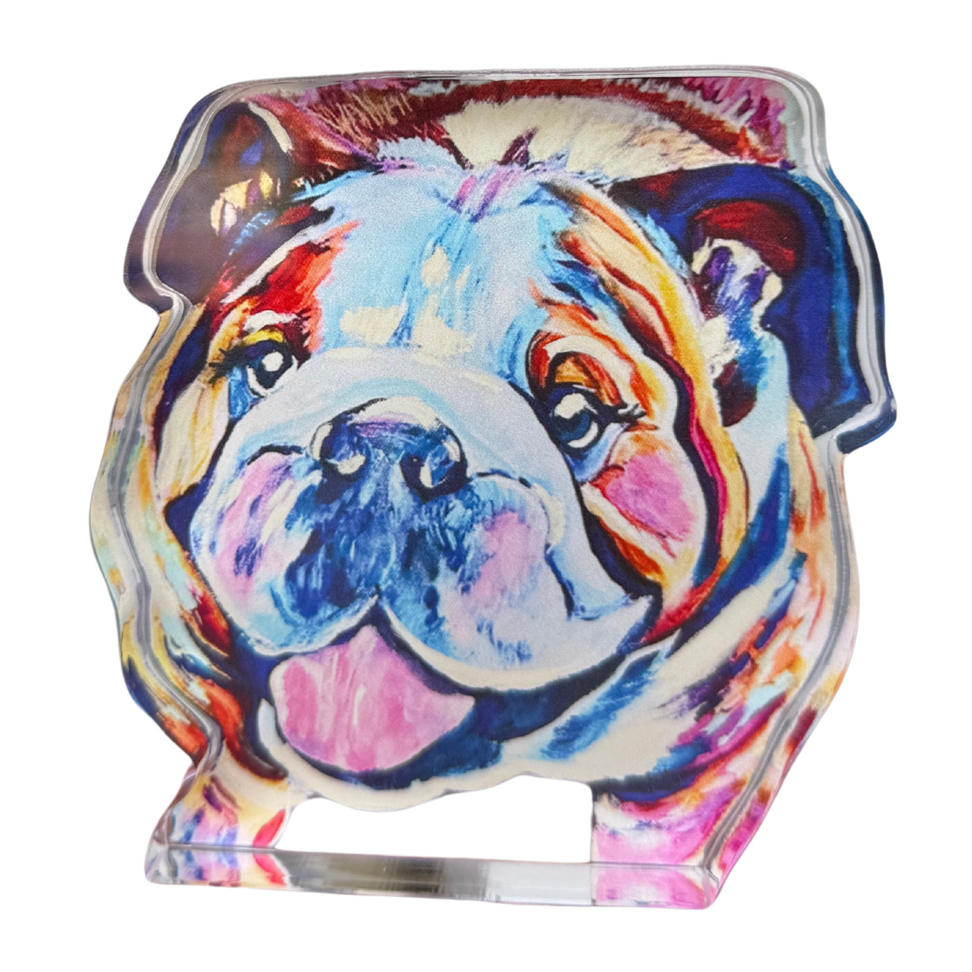 Pre Order “Happy Bulldog” Acrylic Shelfie