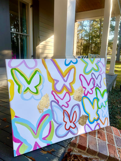 FLASH SALE “Butterfly Imagination” 36x48