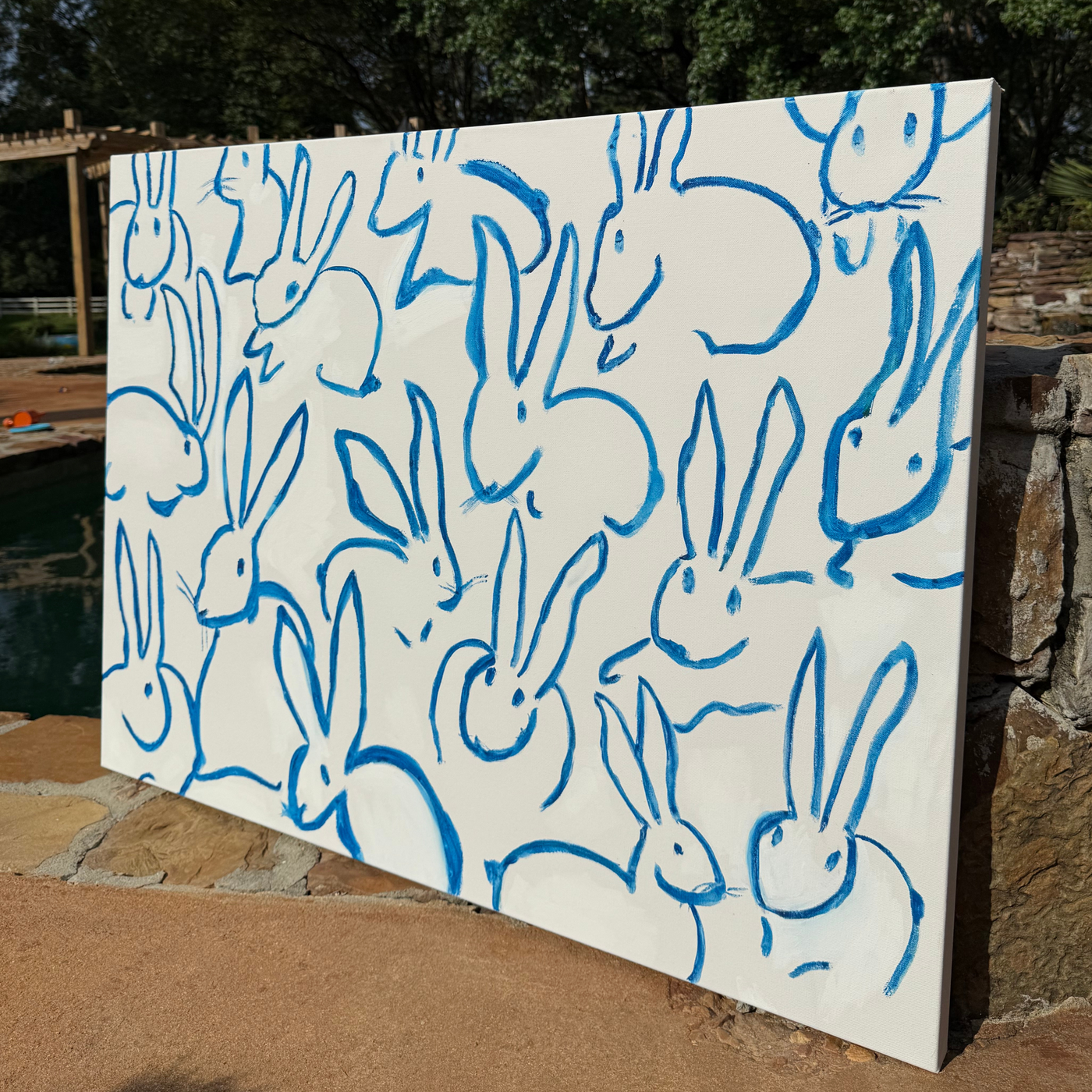 “Bunny Love" in Navy Blue