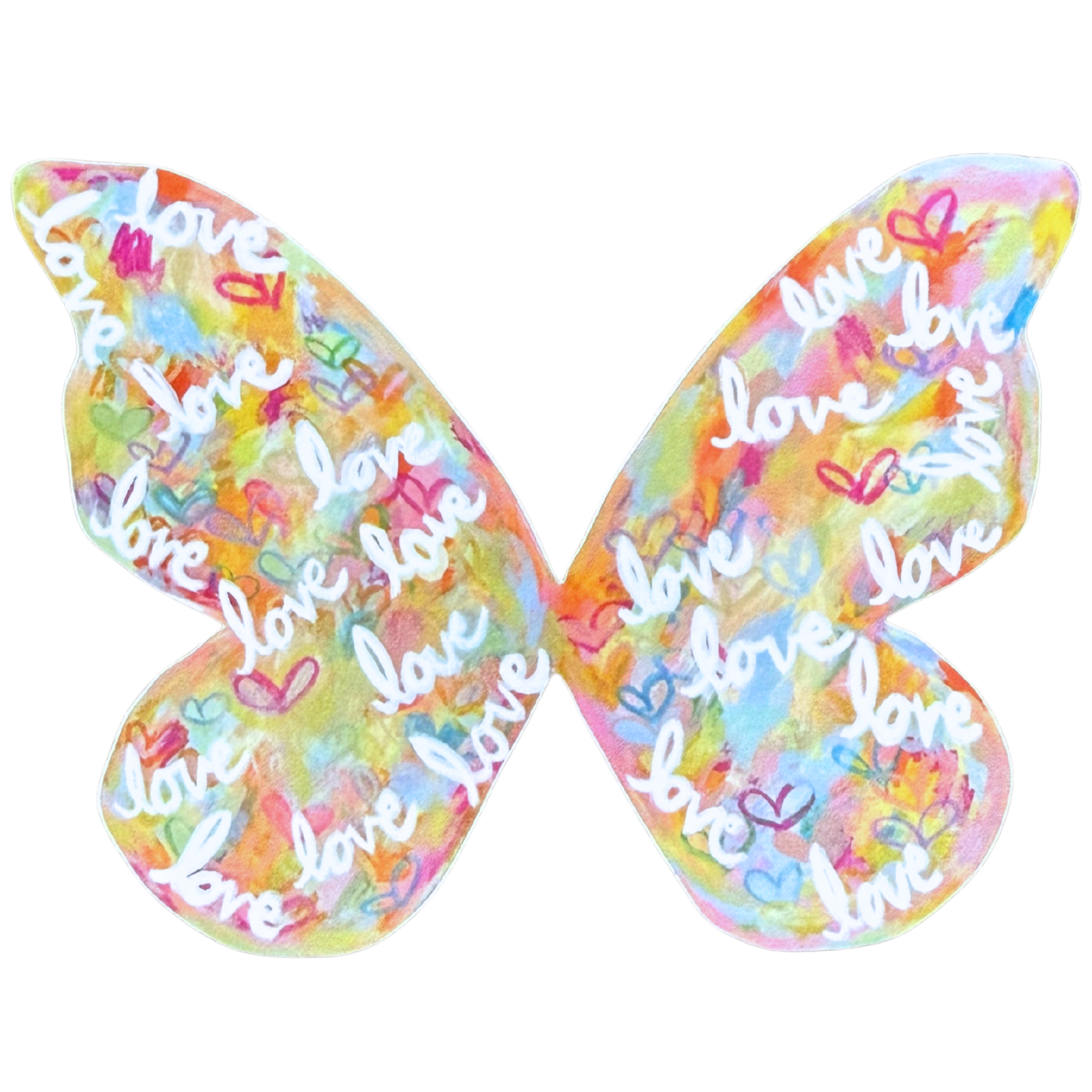 “Love is Like a Butterfly" Sticker