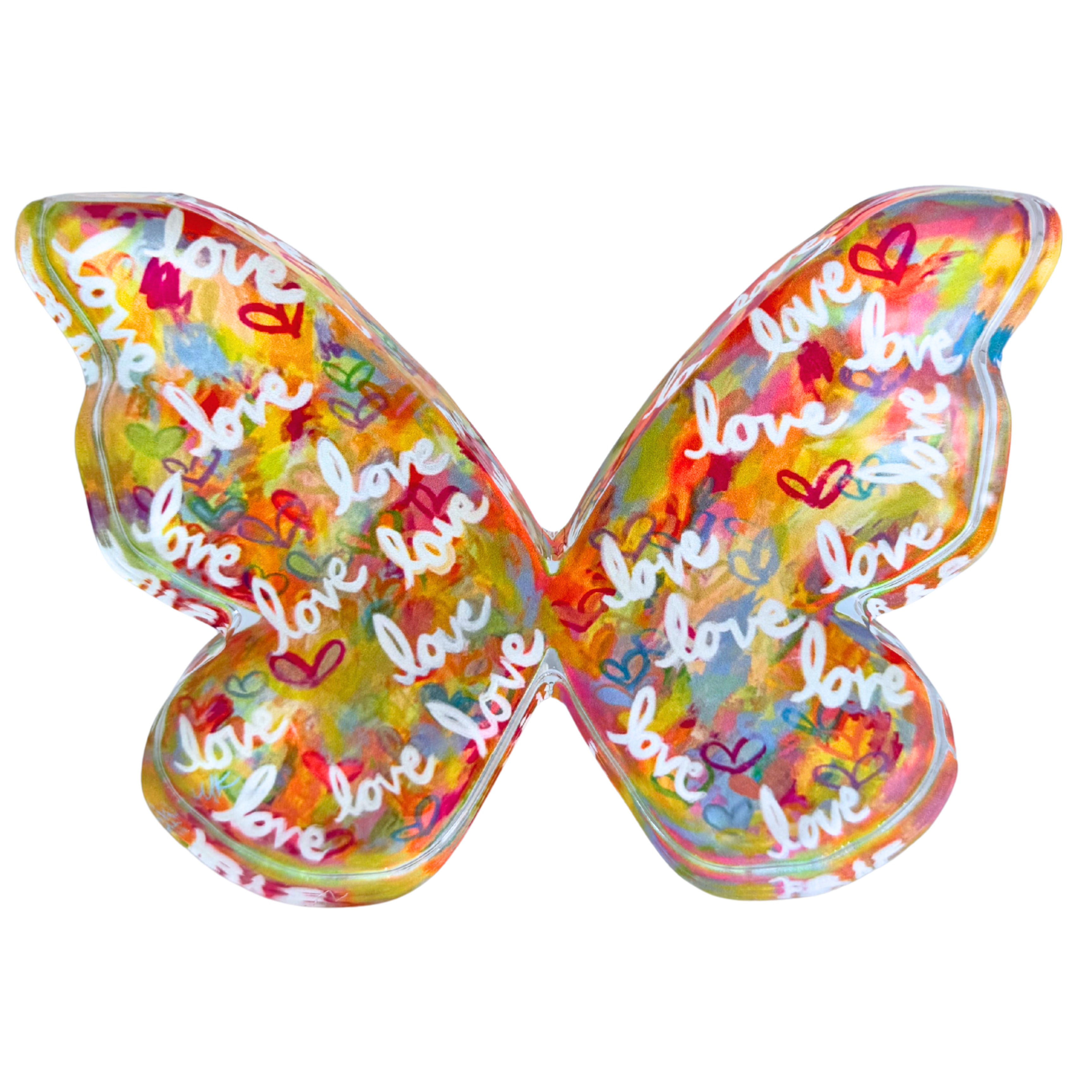 “Love is Like A Butterfly” Acrylic Shelfie