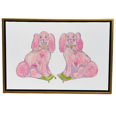 “For the Love of Dogs Double in Pink”
