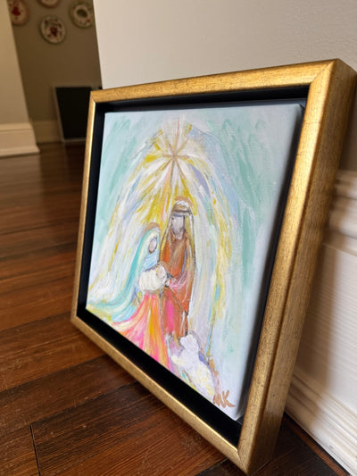 Seconds Sale Mini Framed “2025 Exclusive Nativity Joy to the World”