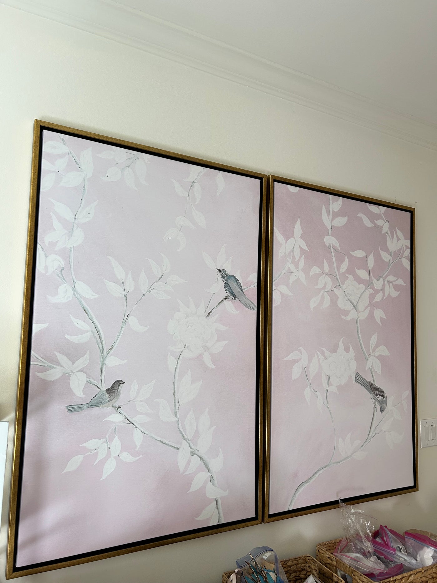 “Chinoiserie Garden in Lavender"