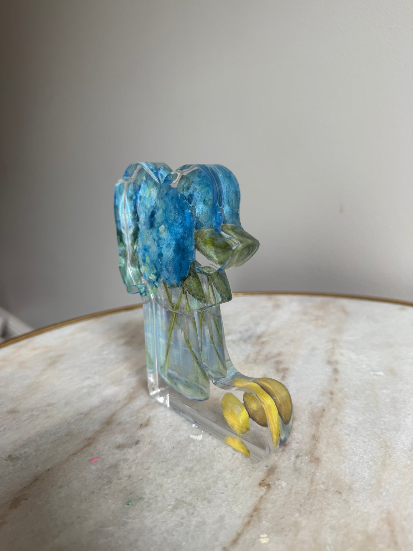 Seconds Sale “Hydrangea Lemon Love” Acrylic Shelfie