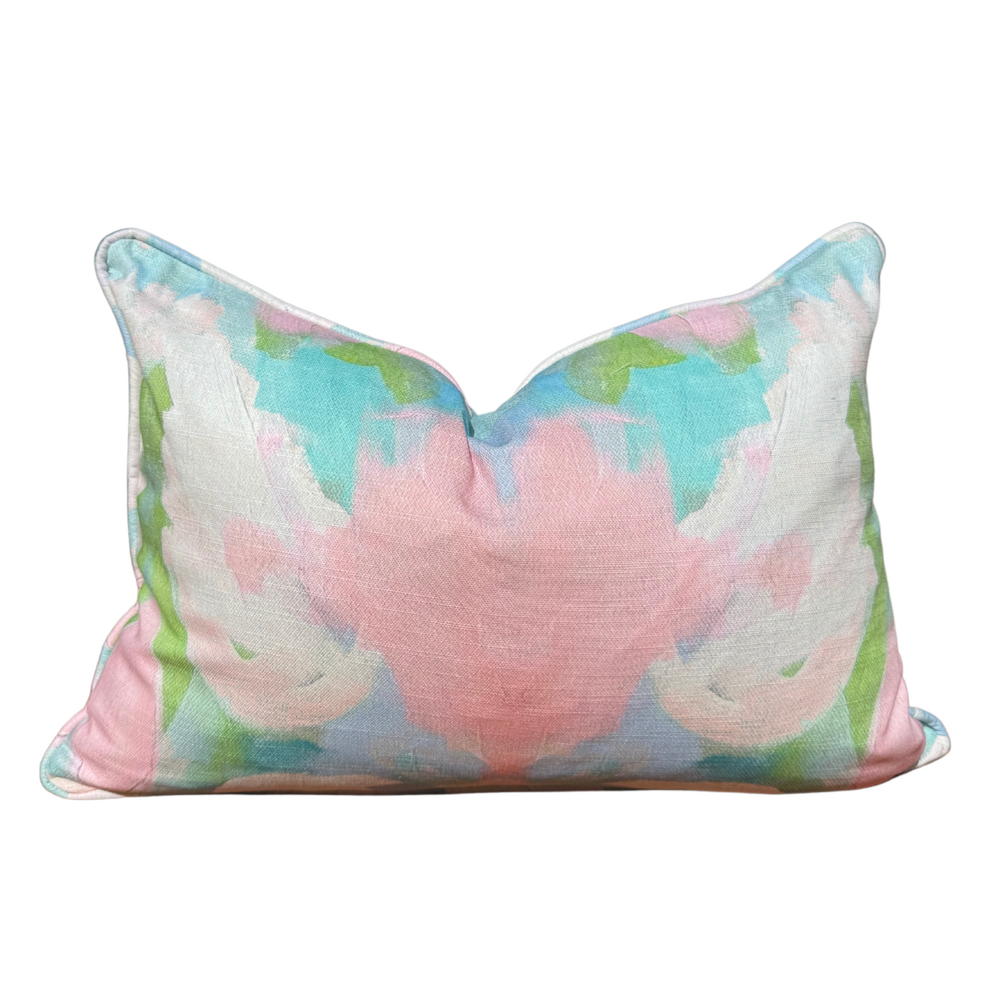 “Mint Tulip” Lumbar Pillow