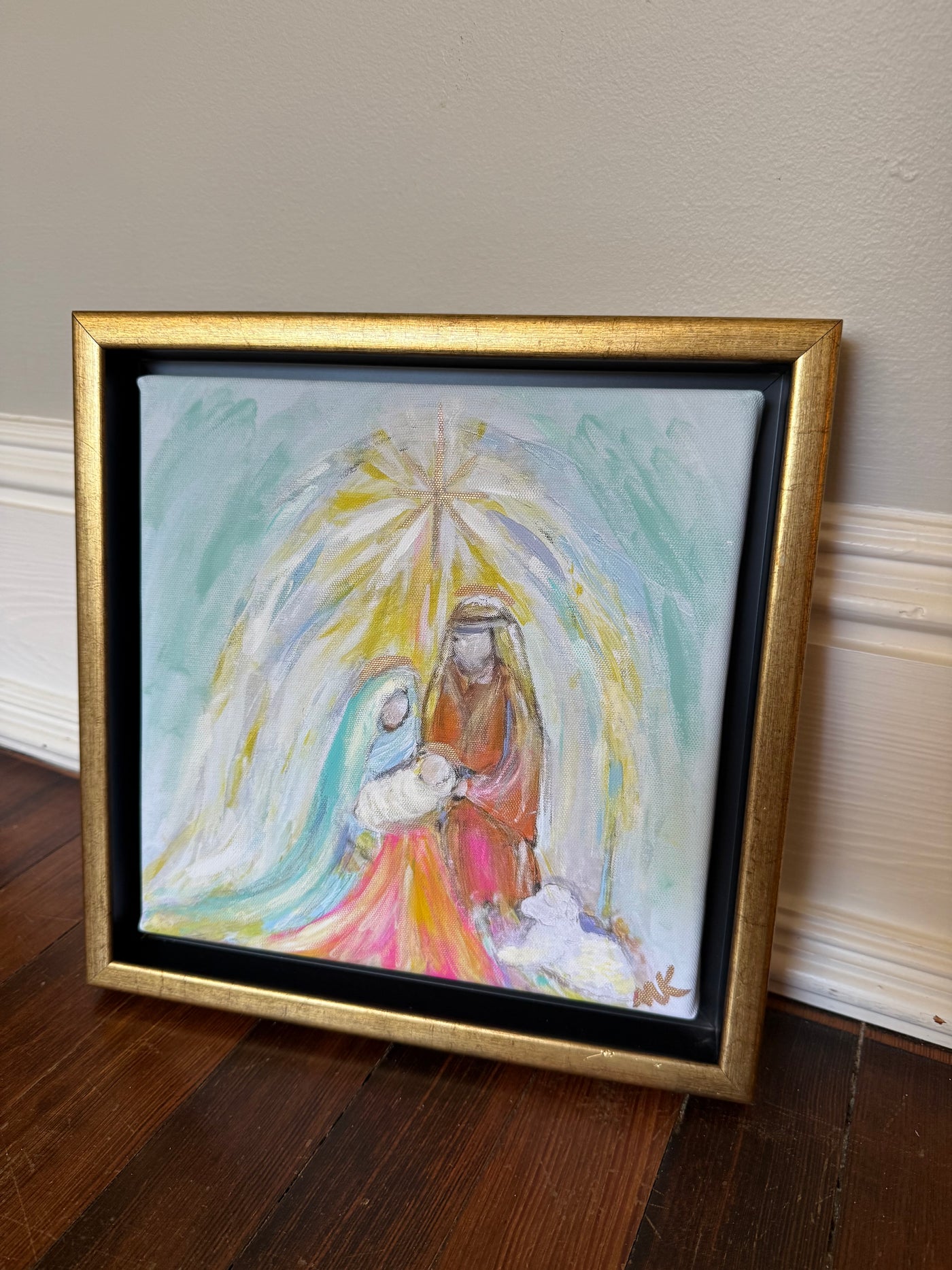 Seconds Sale Mini Framed “2025 Exclusive Nativity Joy to the World”