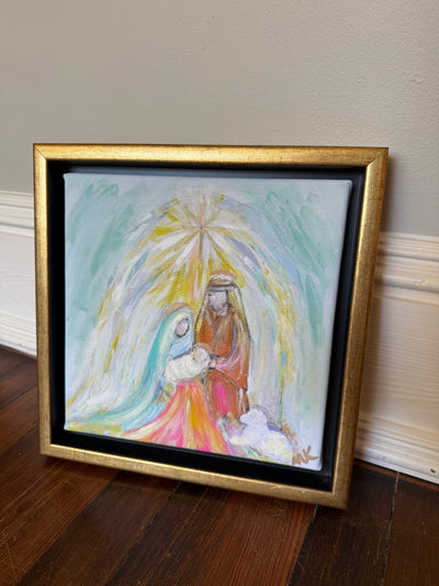 Seconds Sale Mini Framed “2025 Exclusive Nativity Joy to the World”