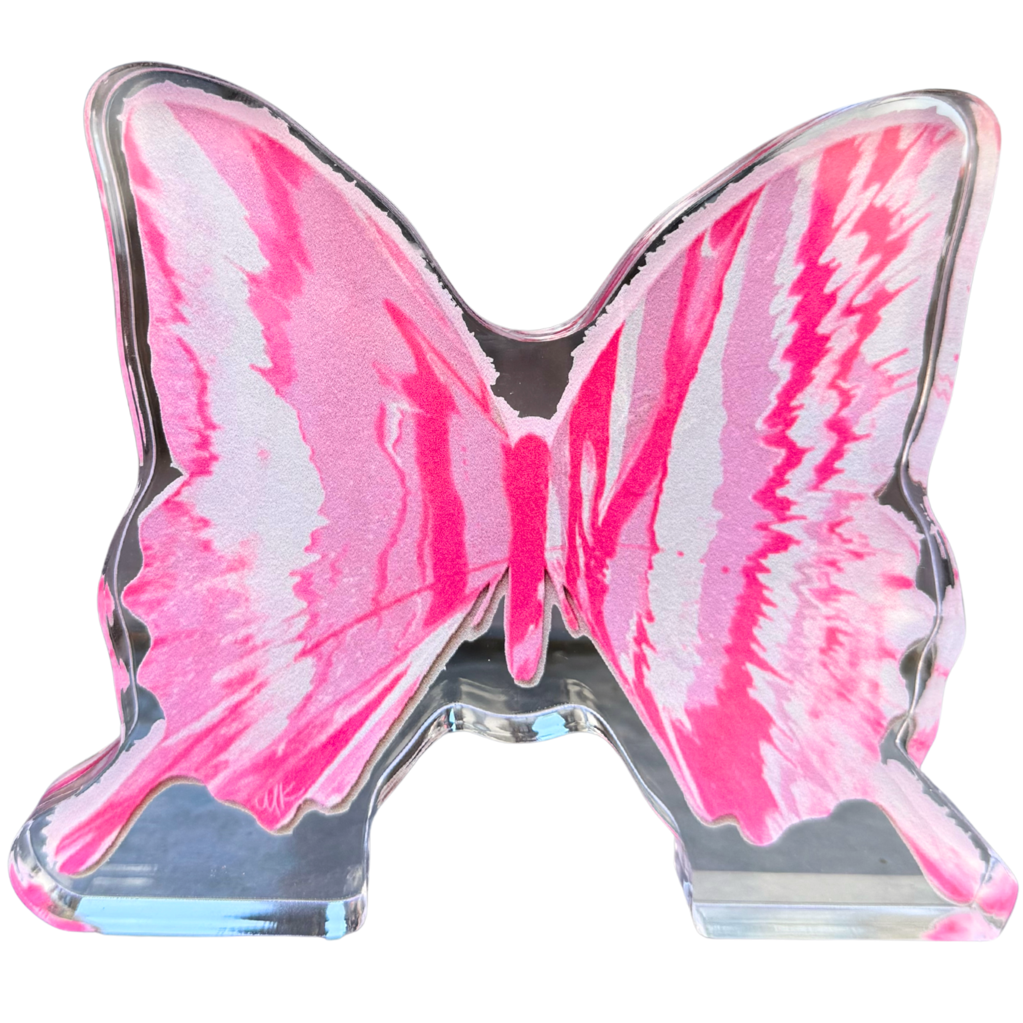 “Color Delight Butterfly in Pink” Acrylic Shelfie