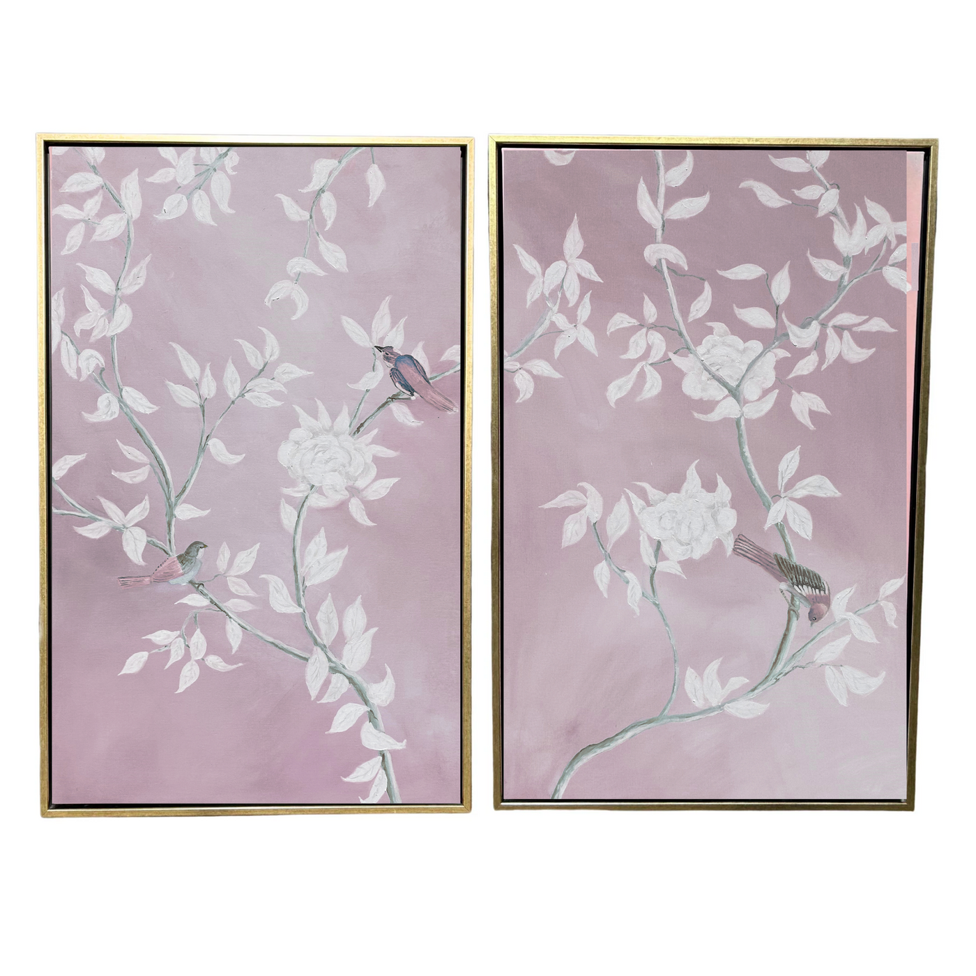 “Chinoiserie Garden in Darker Lavender"