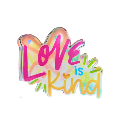 READY TO SHIP “Love is Kind” Acrylic Shelfie