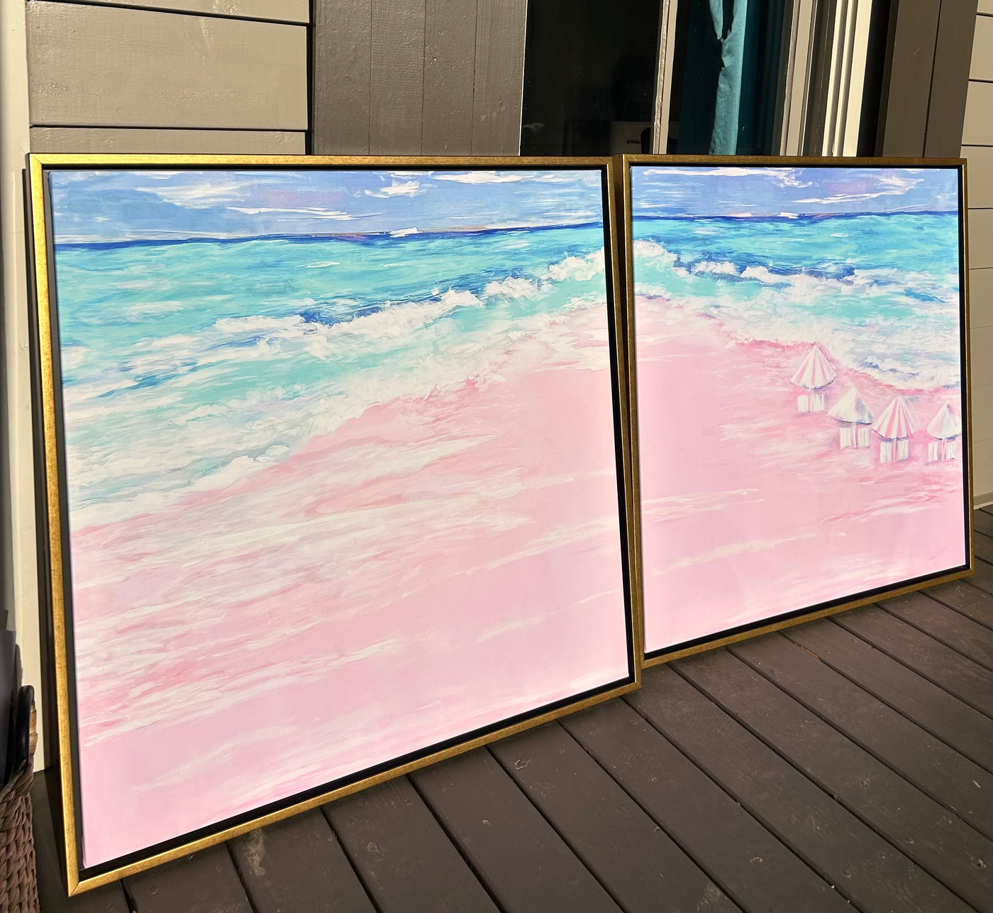 Set of 2 “Pink Paradise”