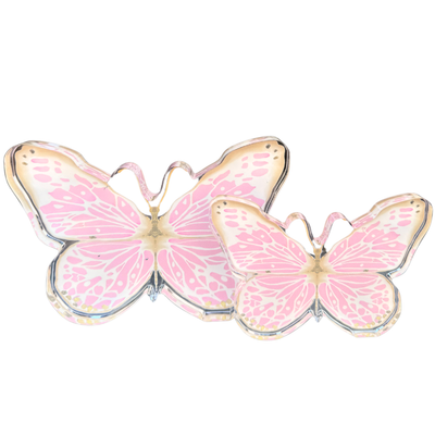 Pre Order “Pink/Tan Butterfly” Acrylic Shelfie