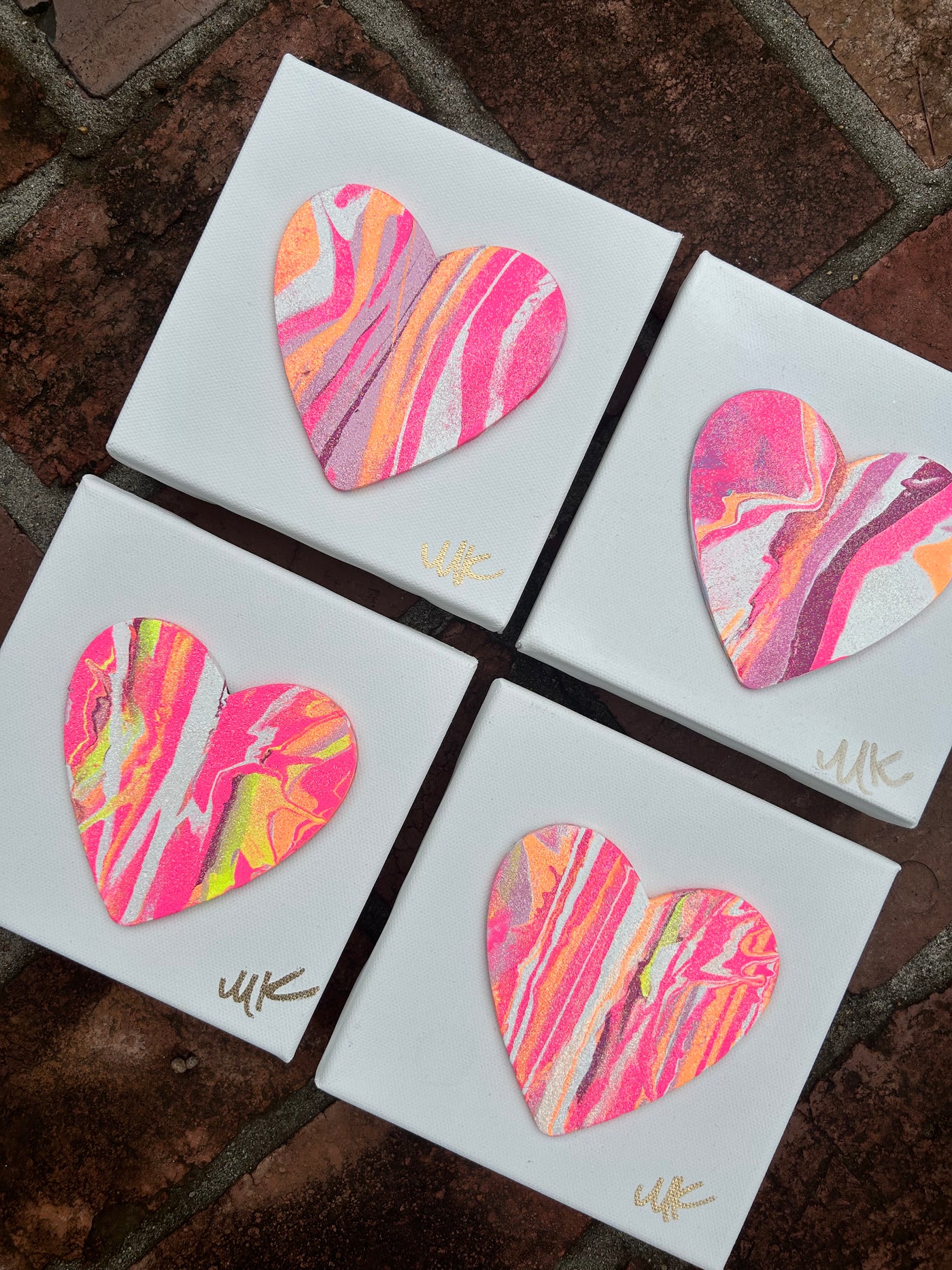 Sale 6x6 Color Delight Heart