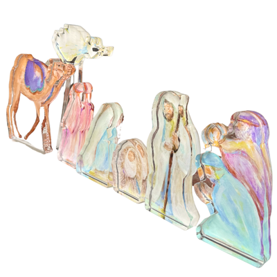 Pre Order “Nativity 7 Piece Set” Acrylic Shelfie