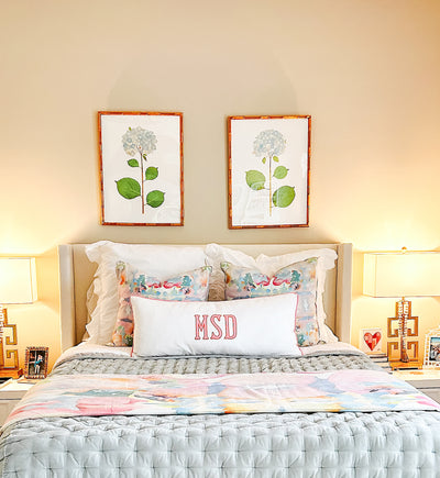 Princess Blue Faux Silk Velvet Quilt