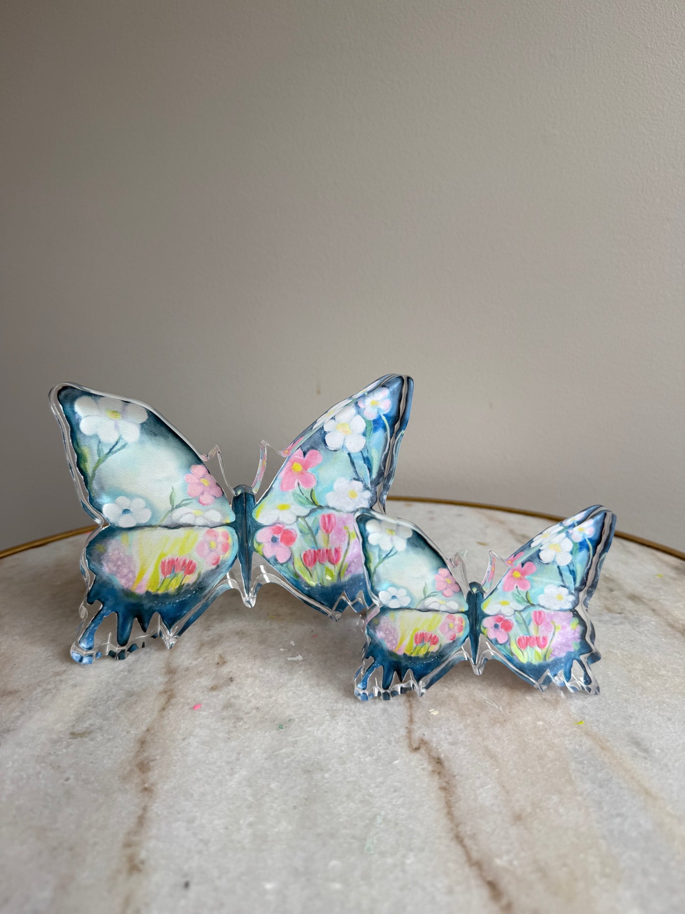Seconds Sale “Daisy Butterfly” Acrylic Shelfie