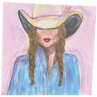 “Cowgirl Heart in Brunette”