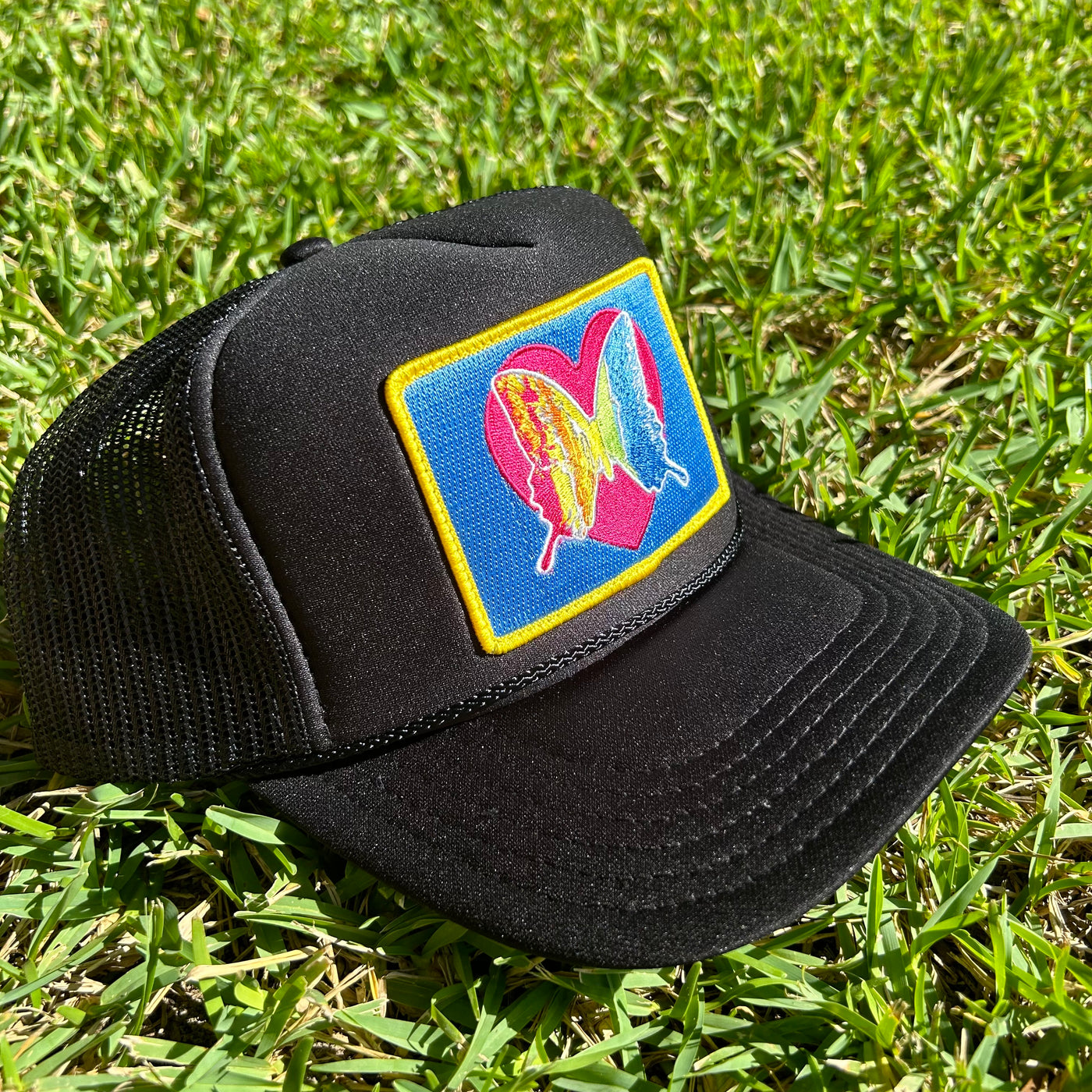 Limited Edition “Color Delight" Black Trucker Hat