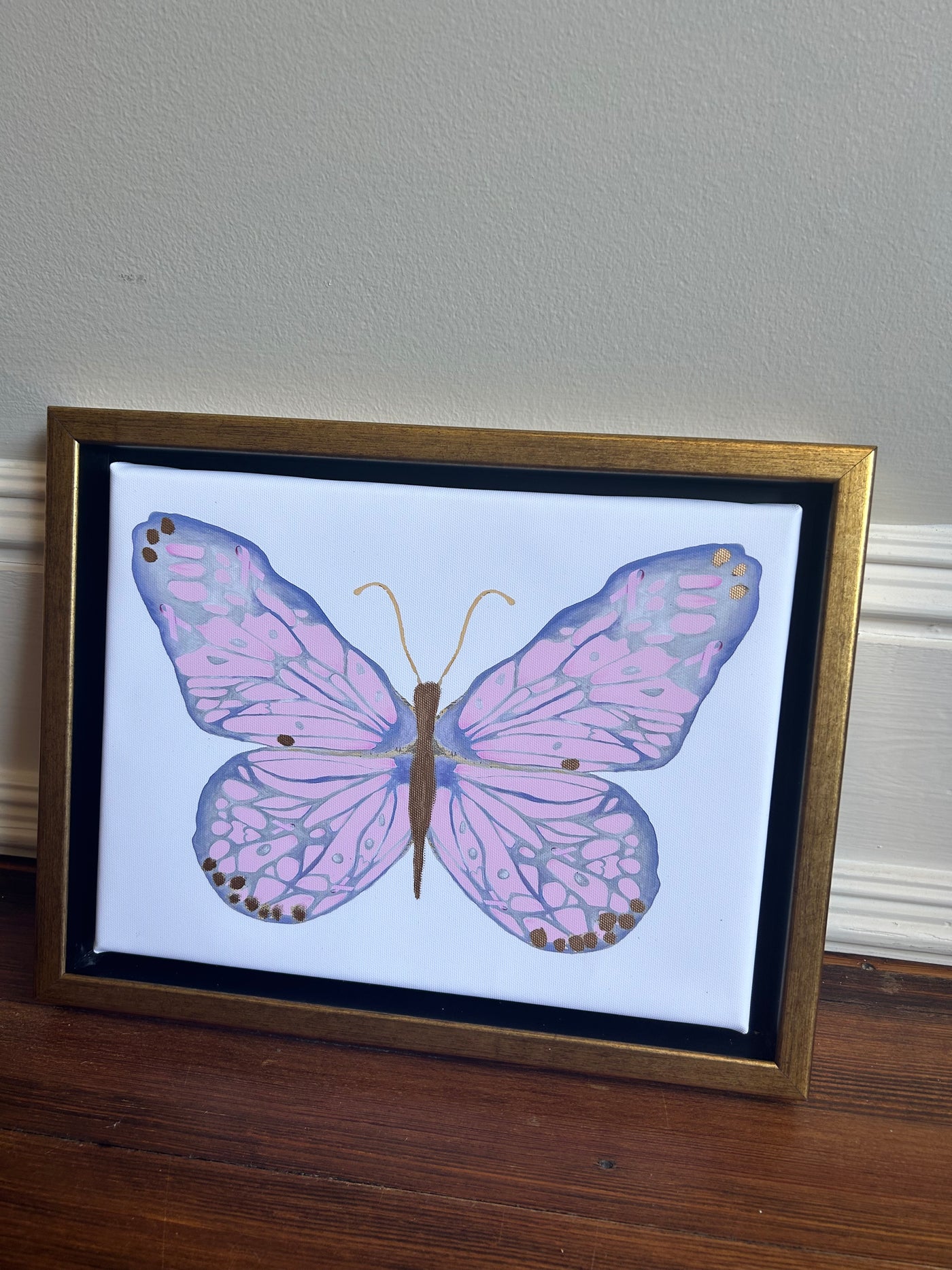 Studio Sale Mini "Breast Cancer" Butterfly