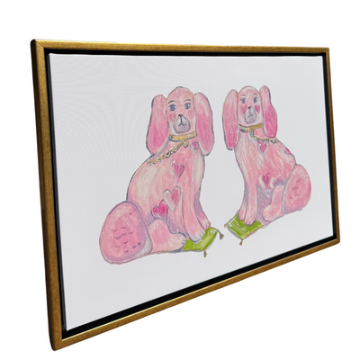 “For the Love of Dogs Double in Pink”