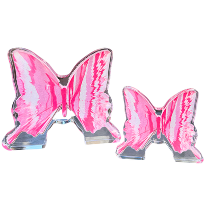 Pre Order “Color Delight Butterfly in Pink” Acrylic Shelfie