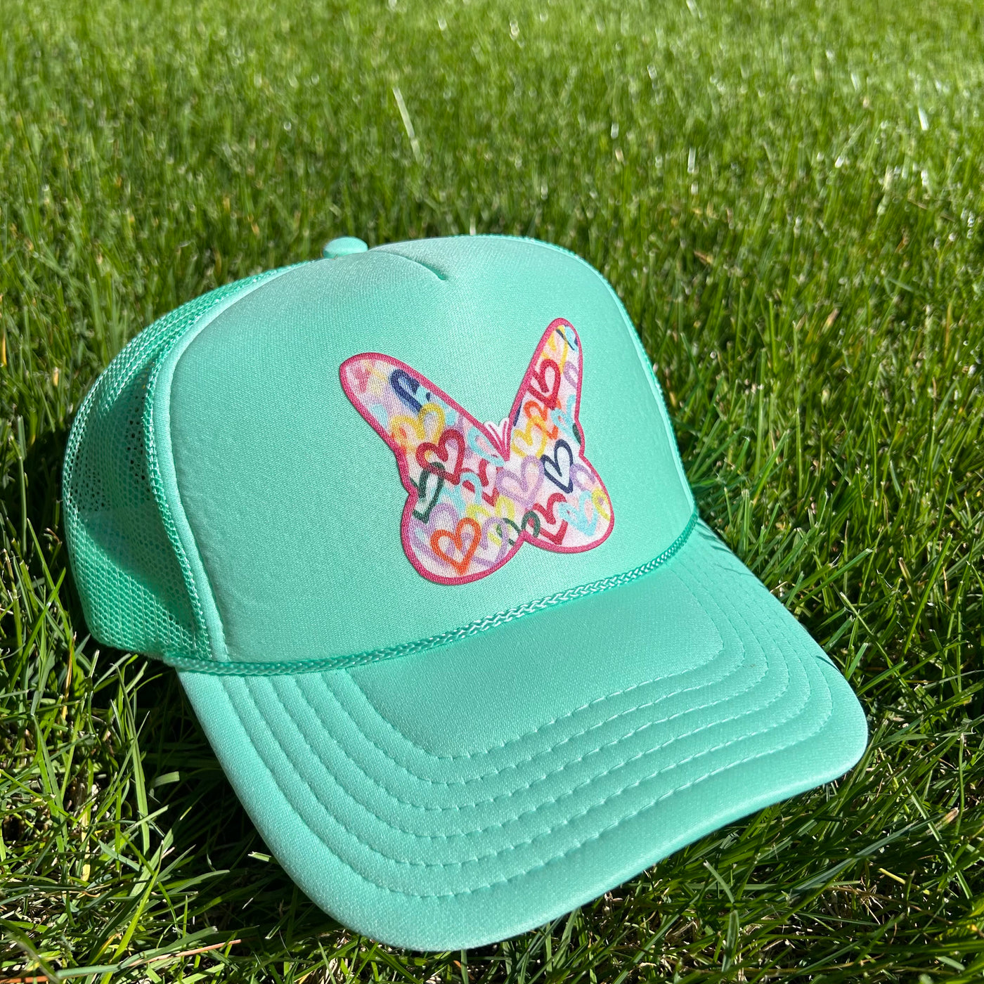 “Seafoam Butterfly" Trucker Hat