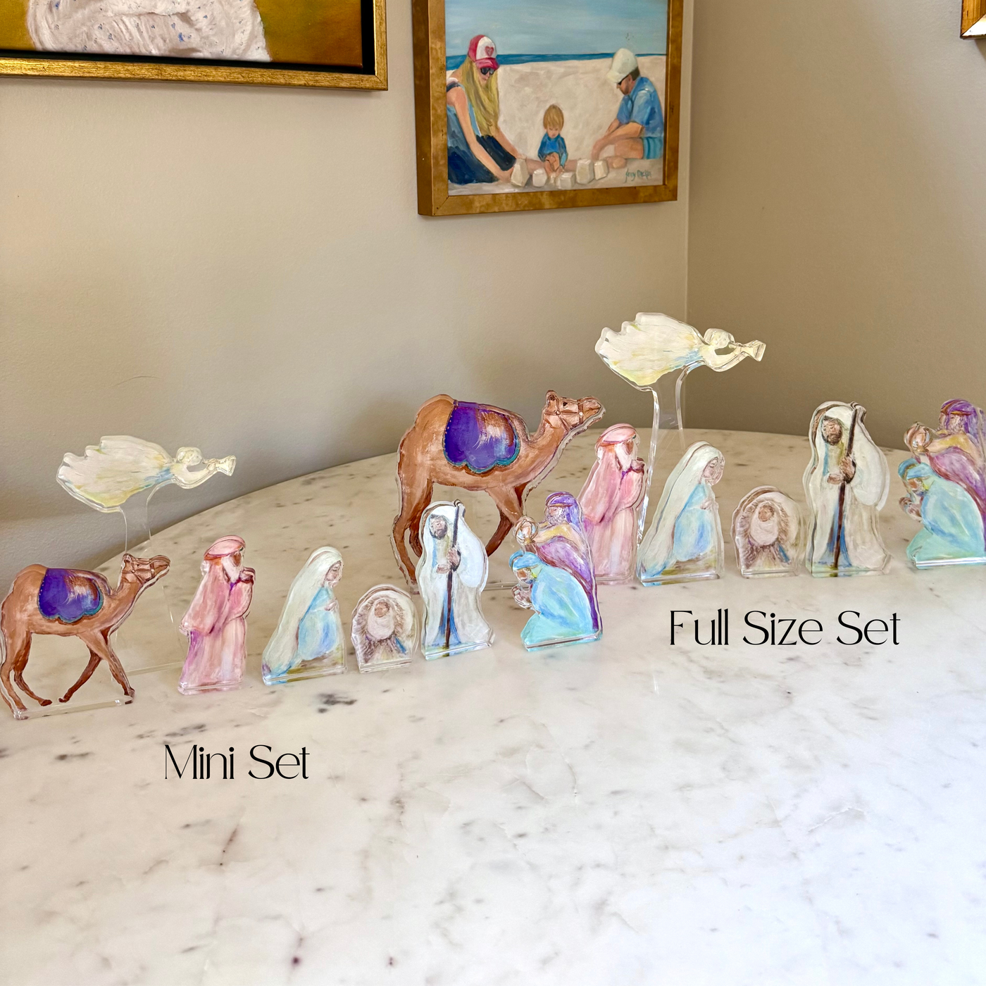 Pre Order “Nativity 7 Piece Set” Acrylic Shelfie