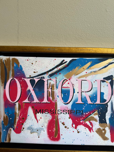 Seconds Sale Mini “Oxford in Blue/Red”