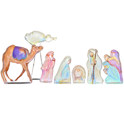 Pre Order “Nativity 7 Piece Set” Acrylic Shelfie