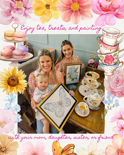 Mothers & Friends Tea & Paint Party May 10th at CW Organics Tea Room-Ridgeland, MS