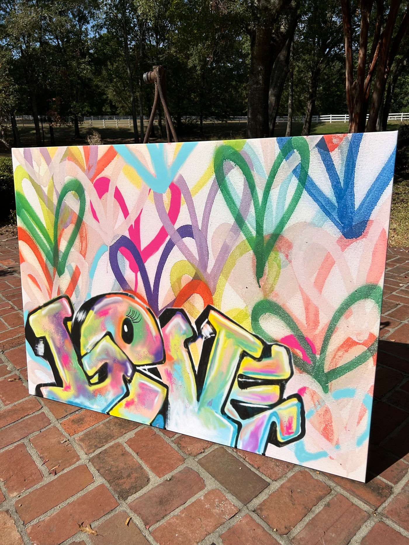 FLASH SALE “Graffiti Love Hearts”