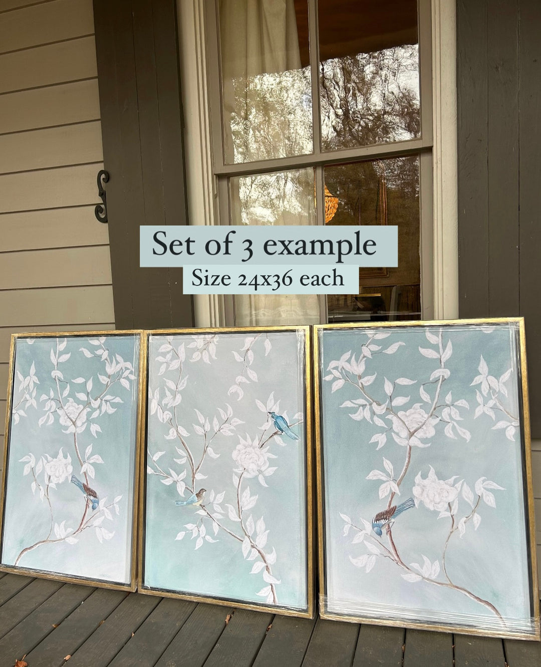 Chinoiserie Garden in Blue