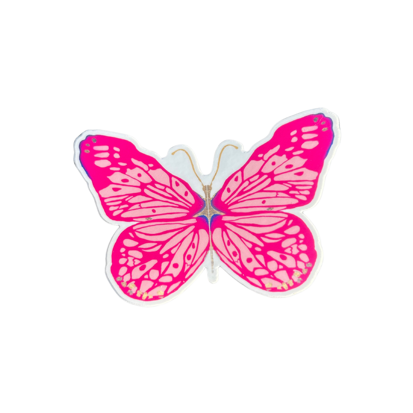 "Hot Pink Butterfly" Sticker
