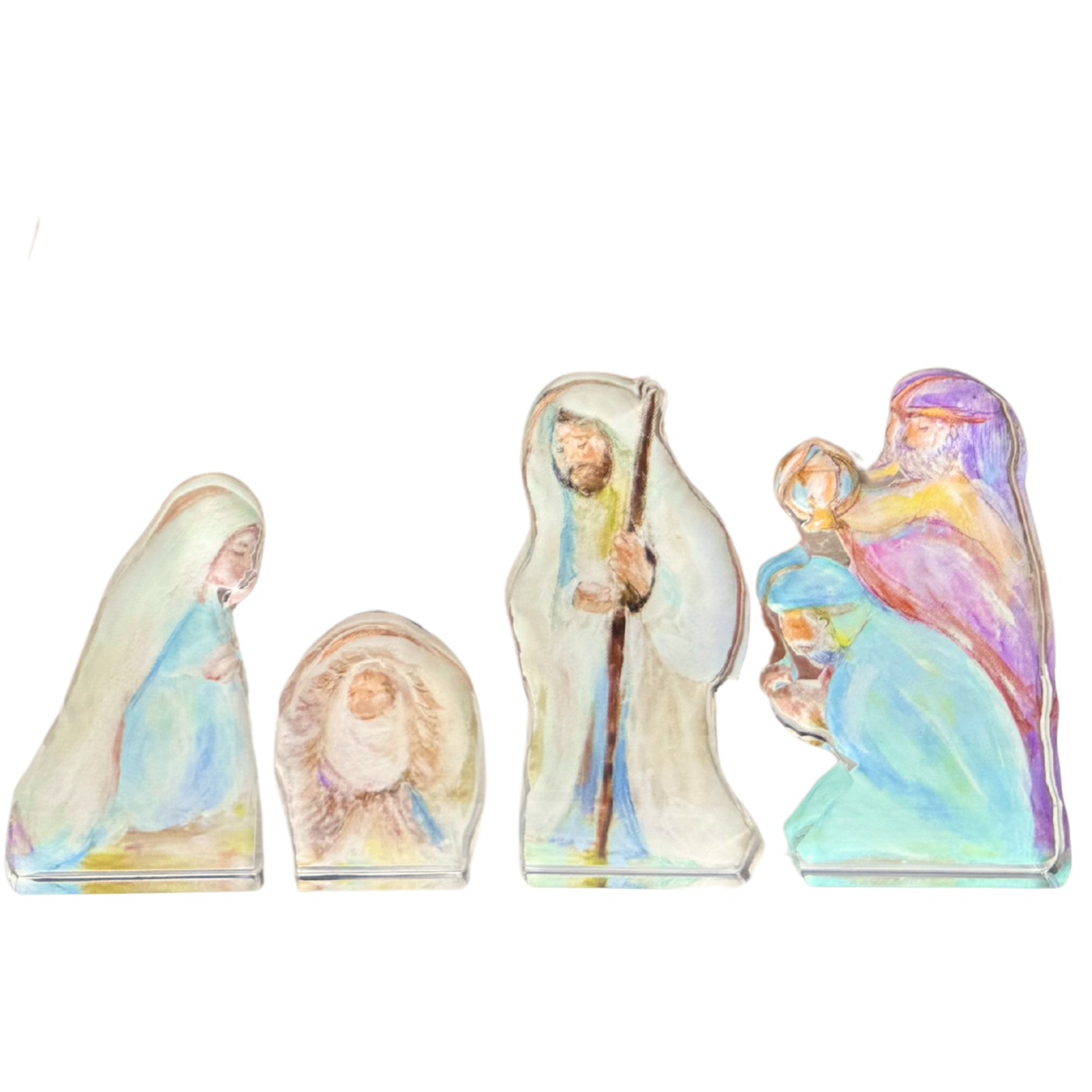 Pre Order “Nativity 7 Piece Set” Acrylic Shelfie
