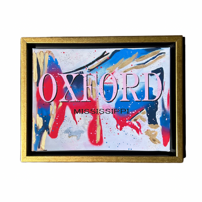 Mini “Oxford” in Red/Blue
