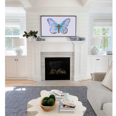 "Butterfly Cross Set" Art Samsung Frame TV- Digital Download