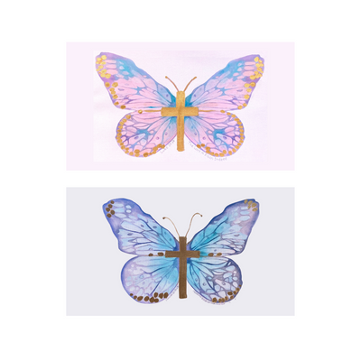 "Butterfly Cross Set" Art Samsung Frame TV- Digital Download