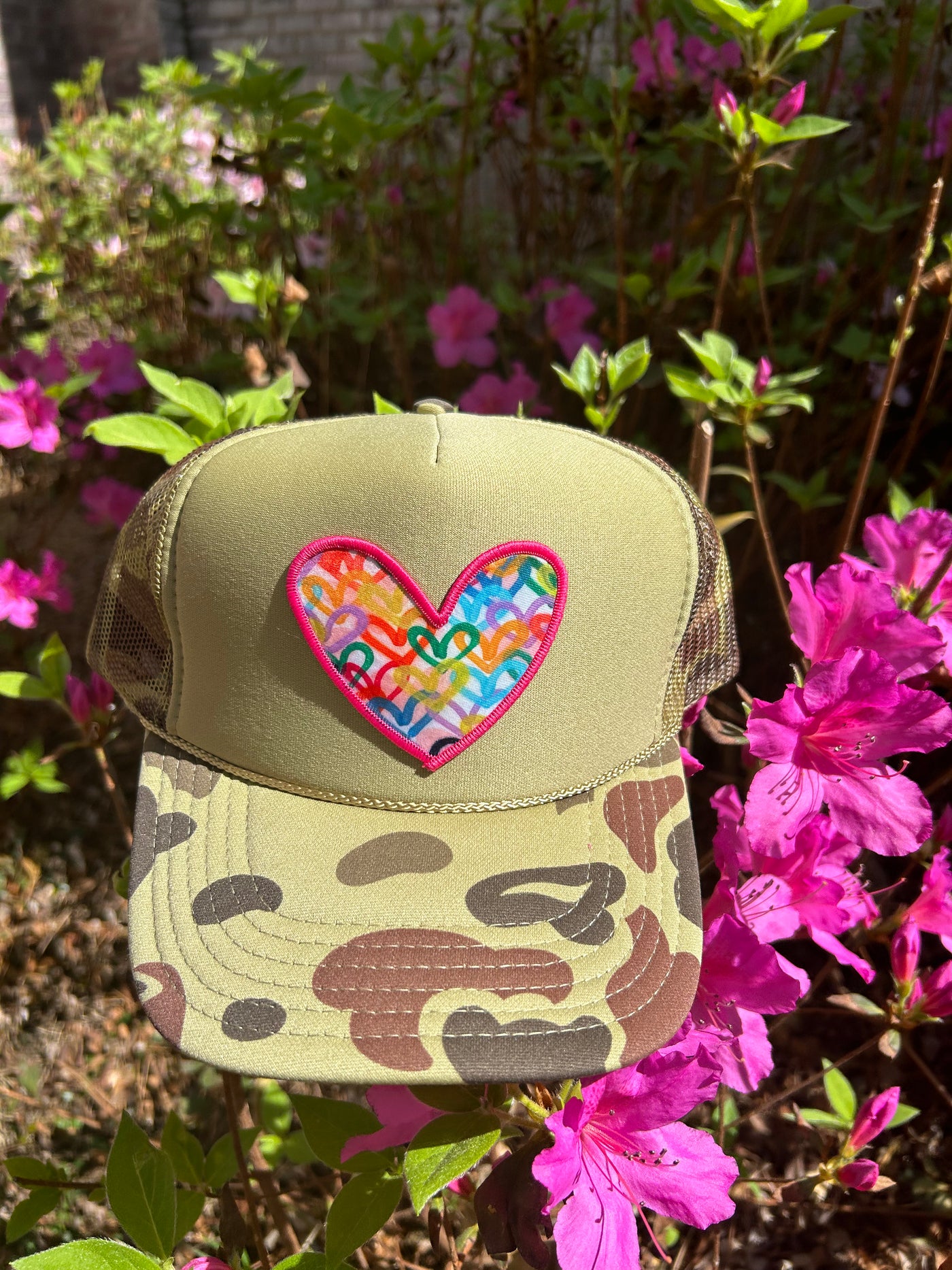 "Camo Heart" Trucker Hat