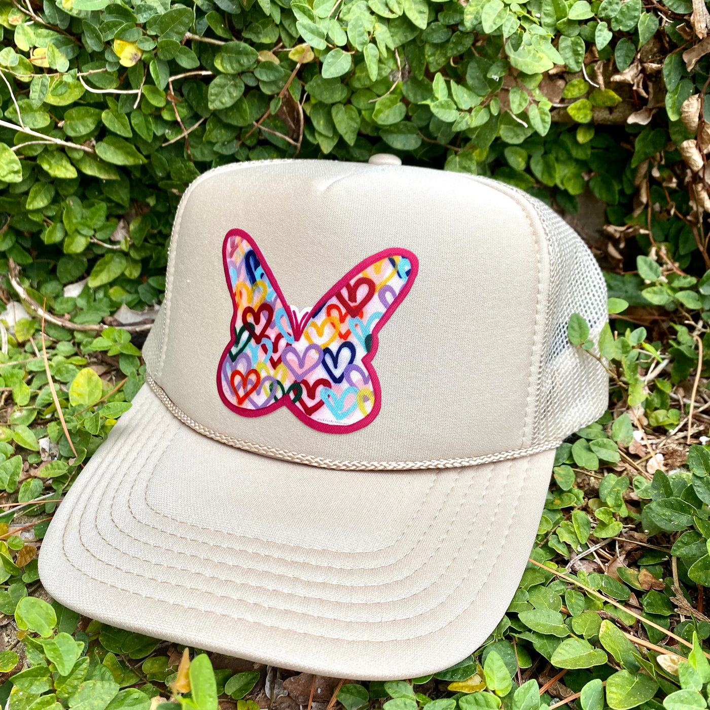 "Khaki Butterfly" Trucker Hat