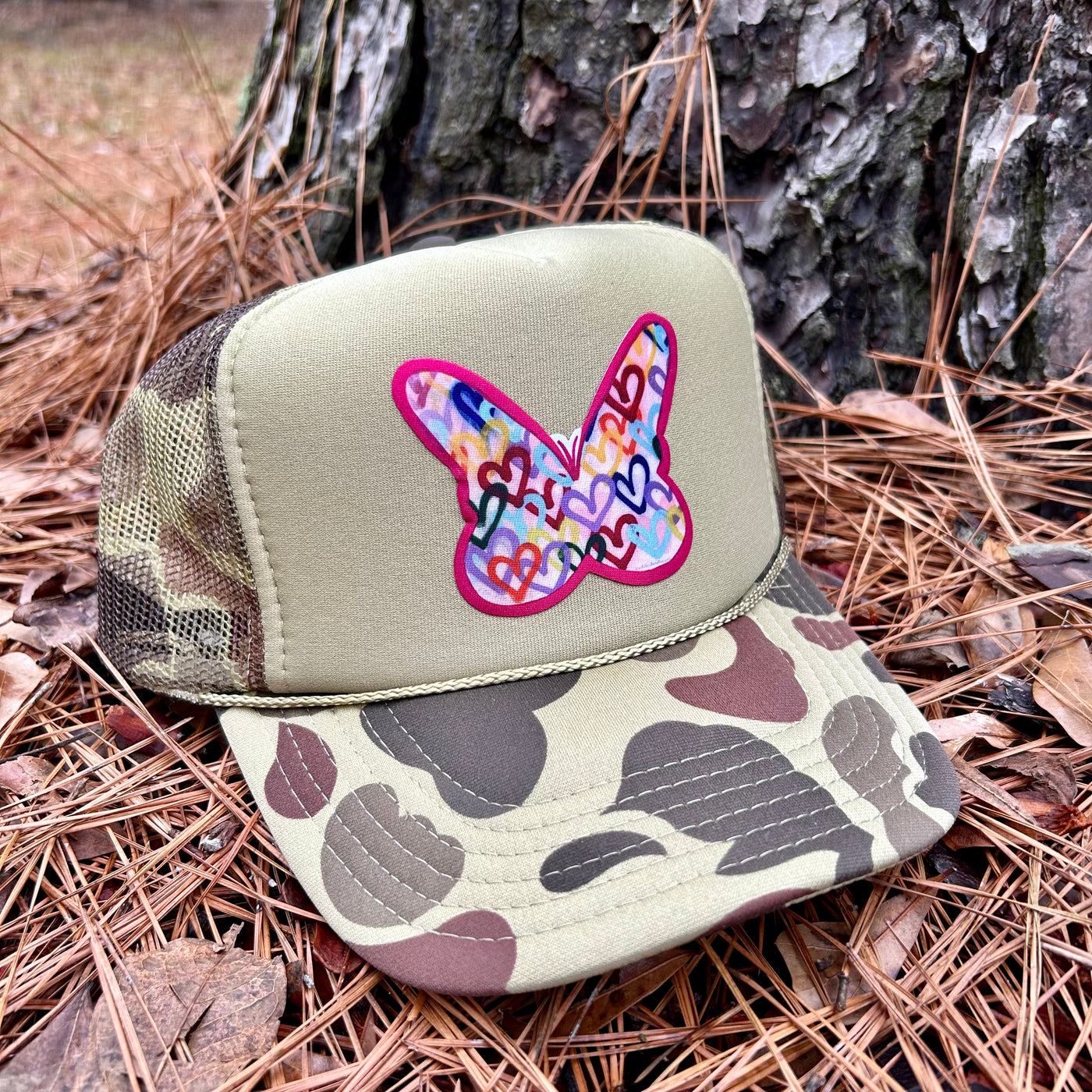 “Camo Butterfly” Trucker Hat