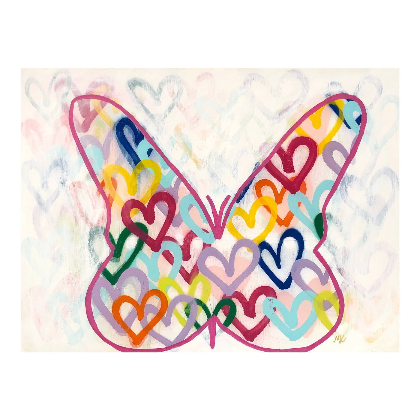 "Happy Heart Butterfly"
